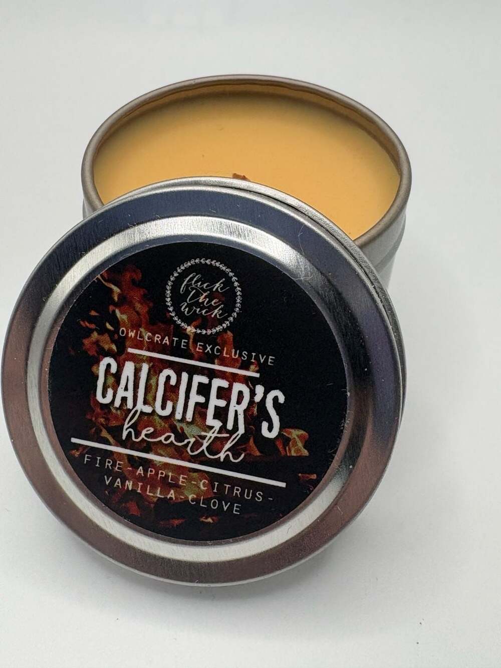 Flick The Wick Calcifer's Hearth OwlCrate Exclusive Candle